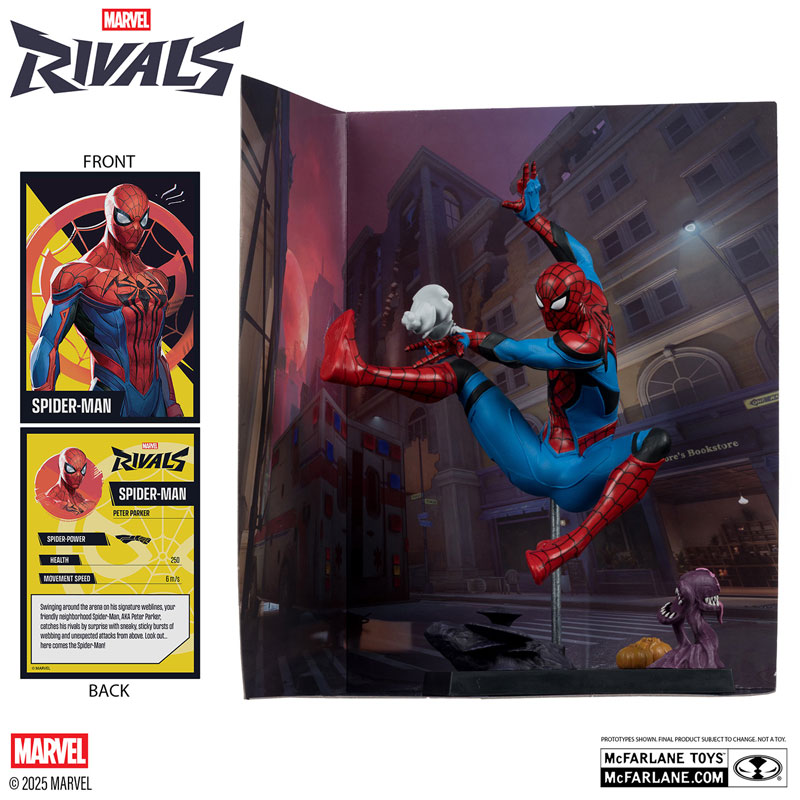 MÔ HÌNH Spider-Man - "Marvel Rivals" - "Scene Figure" #004 - 1/6 Scale Figure (McFarlane Toys) FIGURE CHÍNH HÃNG 2 FIGURE 196252 06