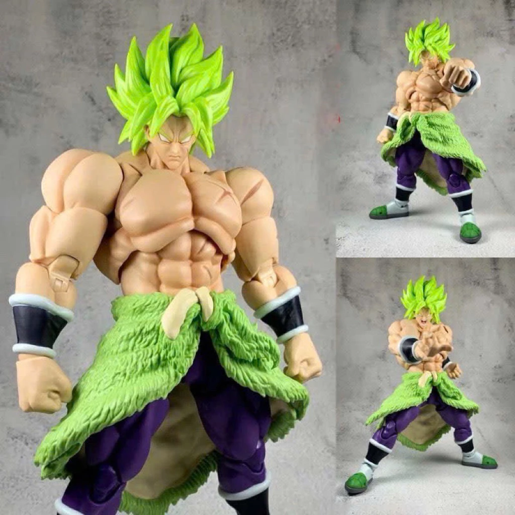 Mô Hình Dragon Ball - Broly Super Saiyan S.H.F Figure Chính Hãng Bandai 1 .kkhl