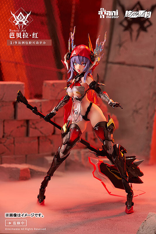 MÔ HÌNH Barbera Red - Daiblos Core (Thunderbolt Squad) - 1/9 Action Figure (AniMester) FIGURE CHÍNH HÃNG 1 3669750