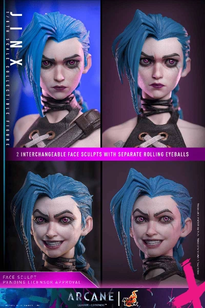 MÔ HÌNH Jinx - Arcane - TV Masterpiece (TMS137) - 1/6 (Hot Toys) FIGURE CHÍNH HÃNG 3 4214287 1756993826445