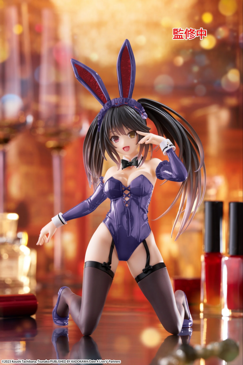 MÔ HÌNH Tokisaki Kurumi - Date A Live V - Desktop Cute - Bunny ver., Renewal (Taito) FIGURE CHÍNH HÃNG 3 4546664