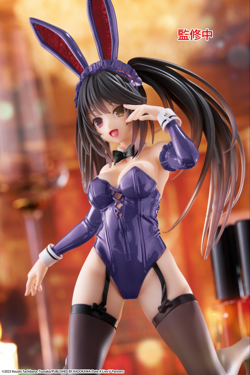 MÔ HÌNH Tokisaki Kurumi - Date A Live V - Desktop Cute - Bunny ver., Renewal (Taito) FIGURE CHÍNH HÃNG 2 4546665
