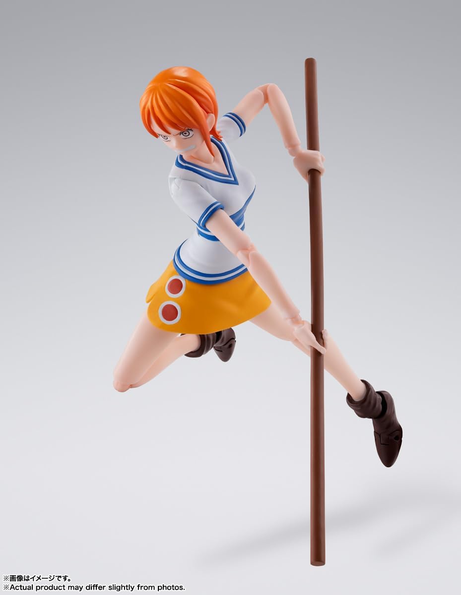 Mô Hình Nami - Romance Dawn - One Piece - S.H.Figuarts (Bandai Spirits) FIGURE CHÍNH HÃNG 6 51OxW0AHzKL. AC SL1200