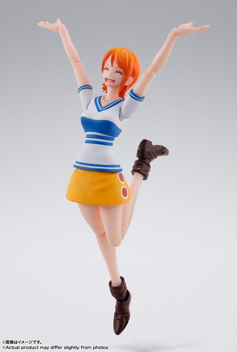 Mô Hình Nami - Romance Dawn - One Piece - S.H.Figuarts (Bandai Spirits) FIGURE CHÍNH HÃNG 5 51VpaW+C50L. AC SL1200