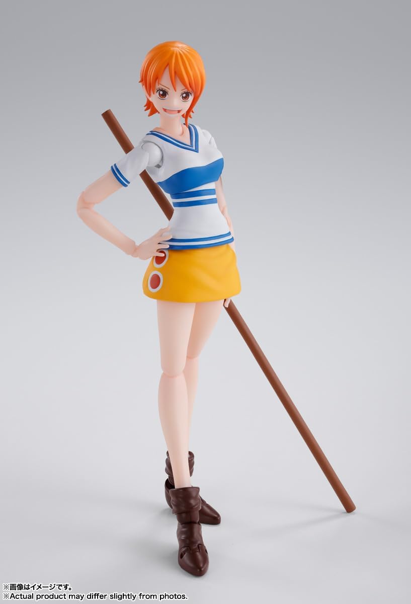 Mô Hình Nami - Romance Dawn - One Piece - S.H.Figuarts (Bandai Spirits) FIGURE CHÍNH HÃNG 4 51ZbuaKe7YL. AC SL1200