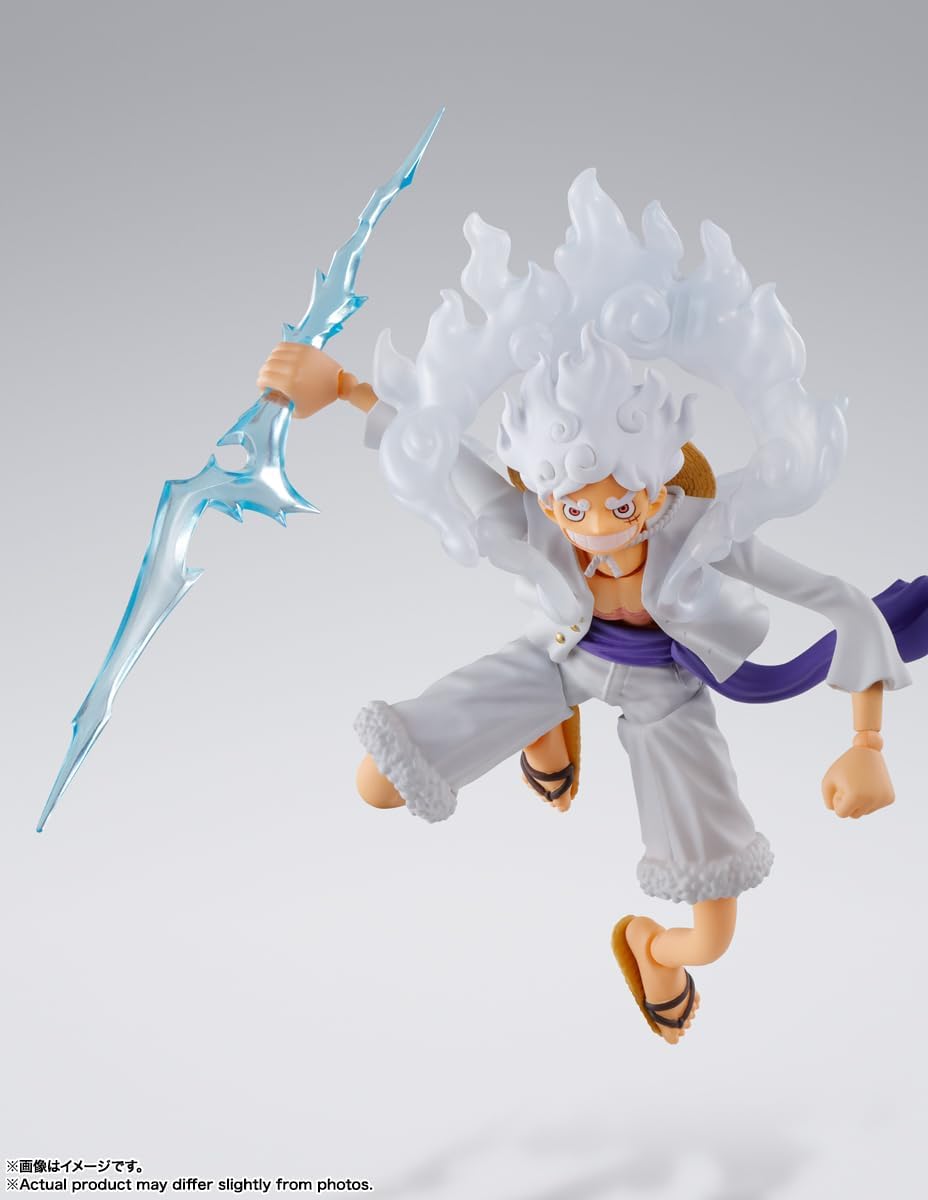 MÔ HÌNH Monkey D. Luffy - Gear 5 - One Piece - S.H.Figuarts (Bandai Spirits) FIGURE CHÍNH HÃNG 1 51p7lFRPa6L. AC SL1200