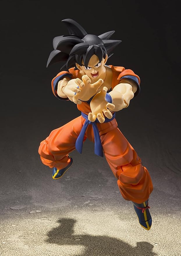 MÔ HÌNH Son Goku - A Saiyan Raised On Earth - Dragon Ball Z - S.H.Figuarts (Bandai Spirits) ACTION FIGURE CHÍNH HÃNG 3 61sahyXrnEL. AC SY879