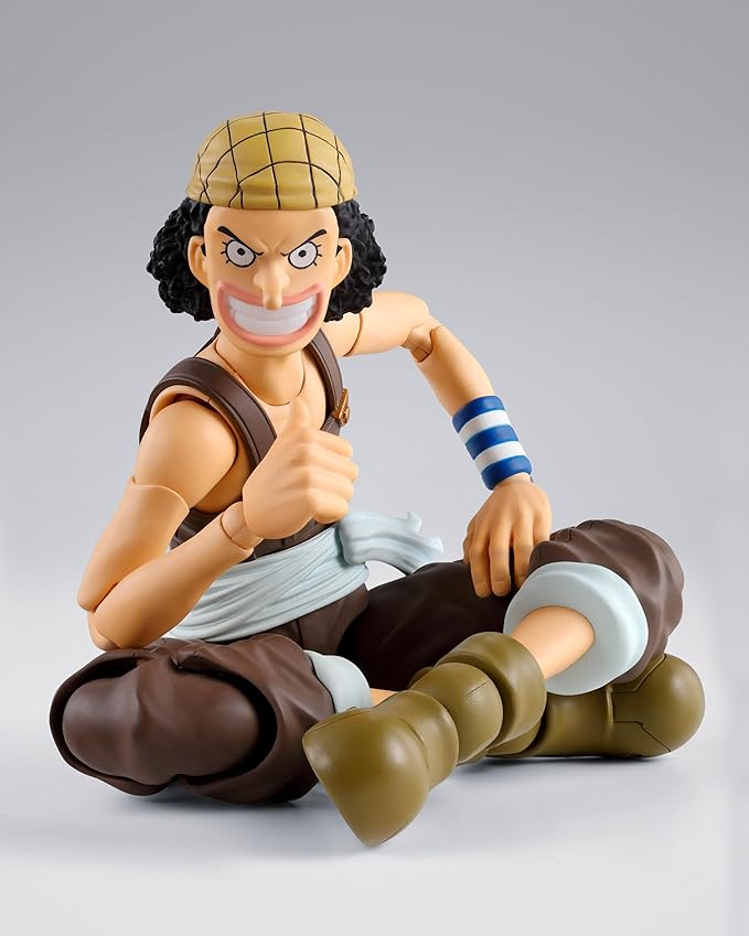 Mô Hình Usopp - Romance Dawn - One Piece - S.H.Figuarts (Bandai Spirits) FIGURE CHÍNH HÃNG 1 71CahcmzYjL. AC SX679