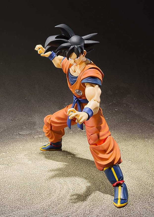 MÔ HÌNH Son Goku - A Saiyan Raised On Earth - Dragon Ball Z - S.H.Figuarts (Bandai Spirits) ACTION FIGURE CHÍNH HÃNG 2 71mGYNf5QfL. AC SY879