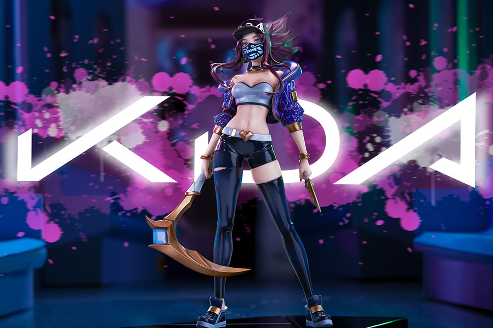 MÔ HÌNH League of Legends - Akali - 1/7 - K/DA (Apex Innovation) FIGURE CHÍNH HÃNG 1 92 1766120617919