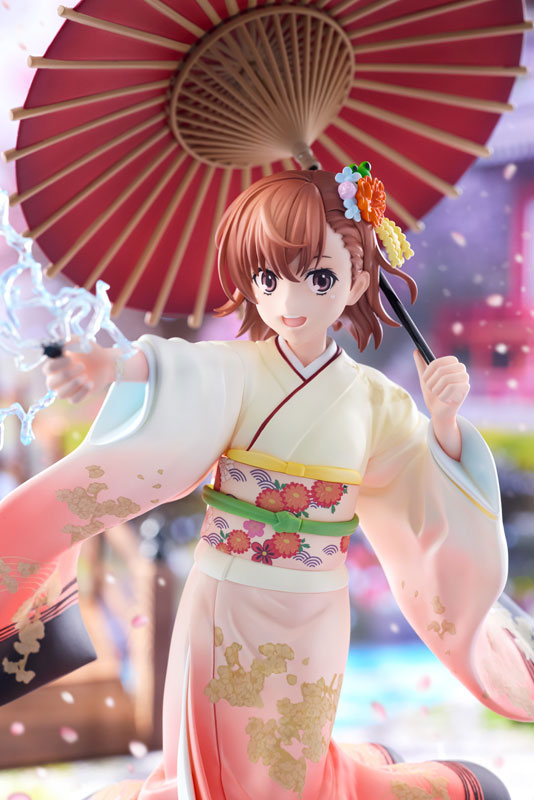 MÔ HÌNH To Aru Kagaku no Railgun T - Misaka Mikoto - KDcolle - 1/7 - Furisode Kimono ver. (Kadokawa) FIGURE CHÍNH HÃNG 2 FIGURE 188693 02