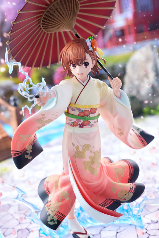MÔ HÌNH To Aru Kagaku no Railgun T - Misaka Mikoto - KDcolle - 1/7 - Furisode Kimono ver. (Kadokawa) FIGURE CHÍNH HÃNG 3 FIGURE 188693 04