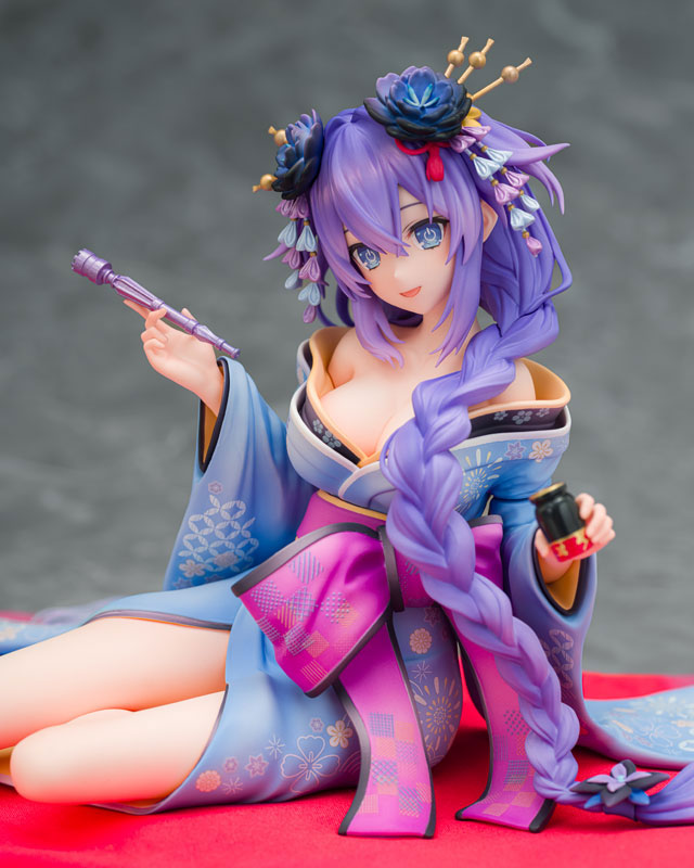 MÔ HÌNH Senran Nin Nin Ninja Taisen Neptune: Shoujo-tachi no Kyouen - Purple Heart - KDcolle - 1/7 - Kimono Ver. (Kadokawa Game Linkage) FIGURE CHÍNH HÃNG 2 FIGURE 191684 05
