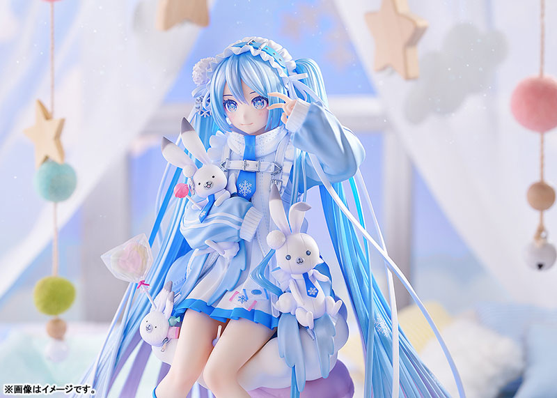 MÔ HÌNH Vocaloid - Hatsune Miku - Rabbit Yukine - 1/7 - Snow, Yukiiro Pop Ver. (Good Smile Company) FIGURE CHÍNH HÃNG 5 FIGURE 197894 03