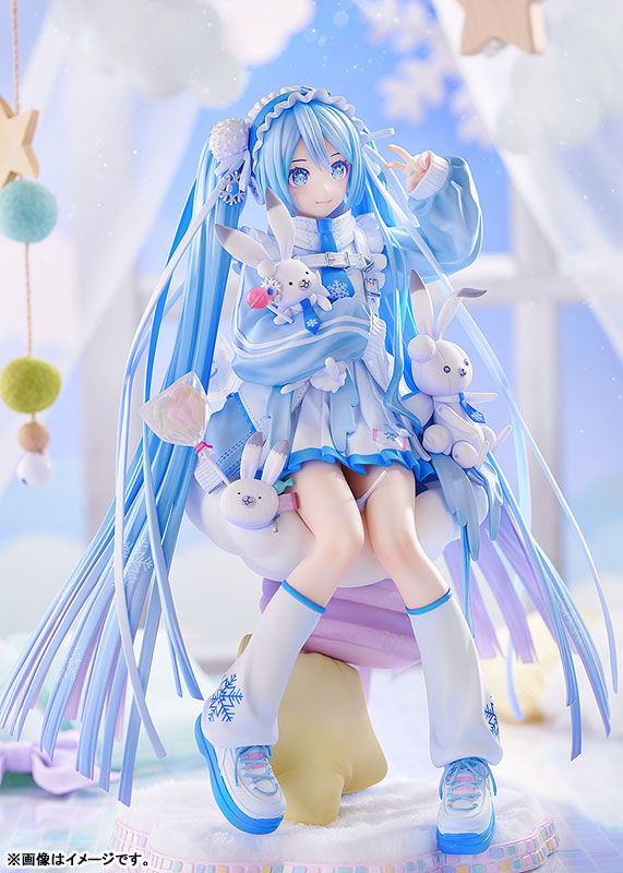 MÔ HÌNH Vocaloid - Hatsune Miku - Rabbit Yukine - 1/7 - Snow, Yukiiro Pop Ver. (Good Smile Company) FIGURE CHÍNH HÃNG 4 FIGURE 197894 04