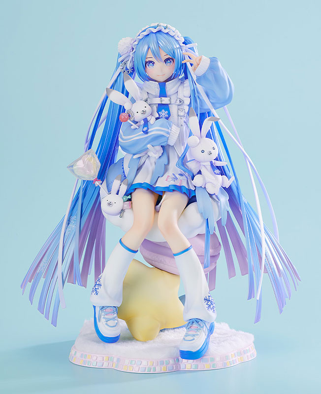 MÔ HÌNH Vocaloid - Hatsune Miku - Rabbit Yukine - 1/7 - Snow, Yukiiro Pop Ver. (Good Smile Company) FIGURE CHÍNH HÃNG 3 FIGURE 197894 06