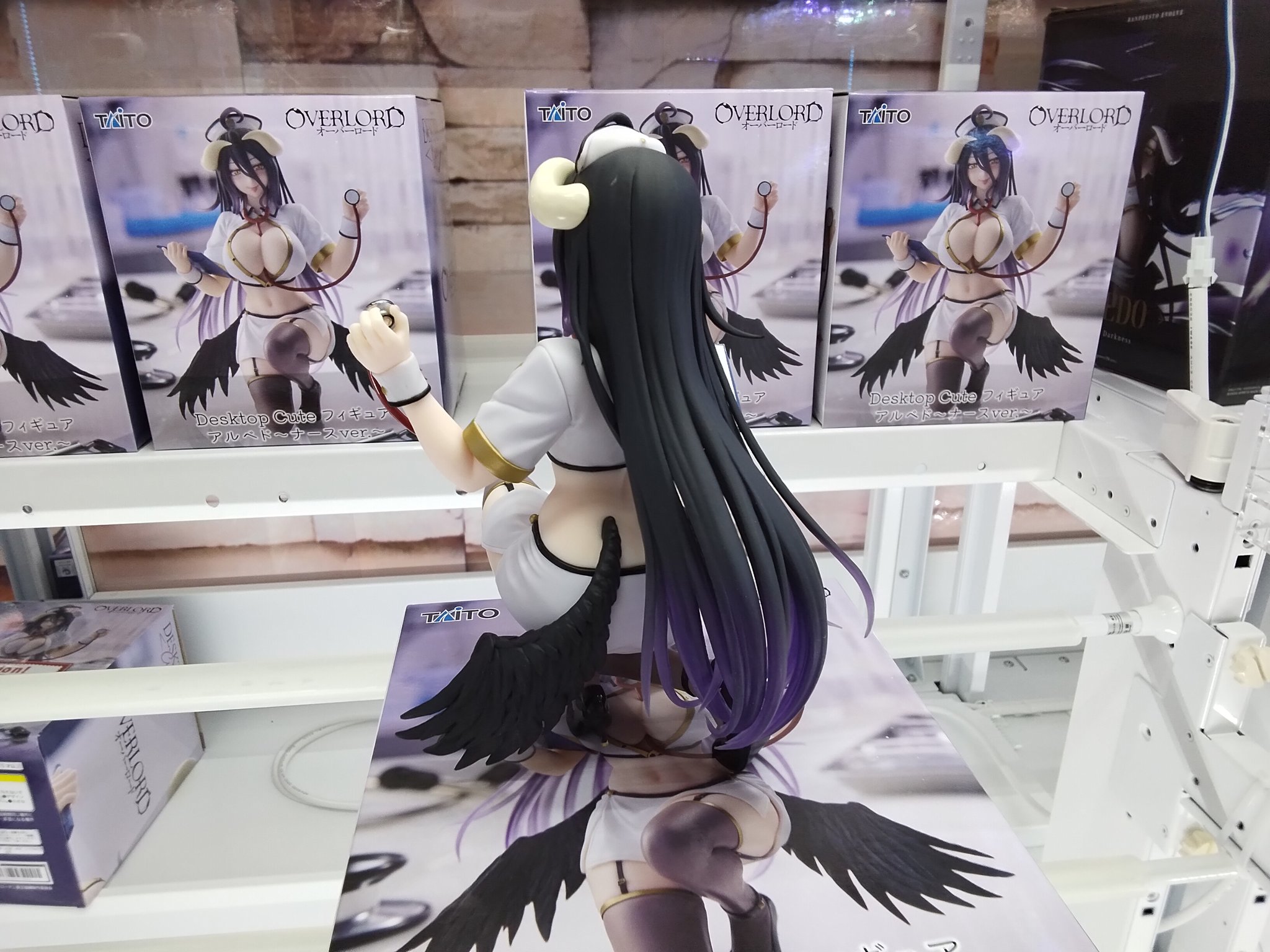 MÔ HÌNH Albedo - Overlord - Desktop Cute - Nurse ver. (Taito) FIGURE CHÍNH HÃNG 4 G9E5pHCb0AE5ey