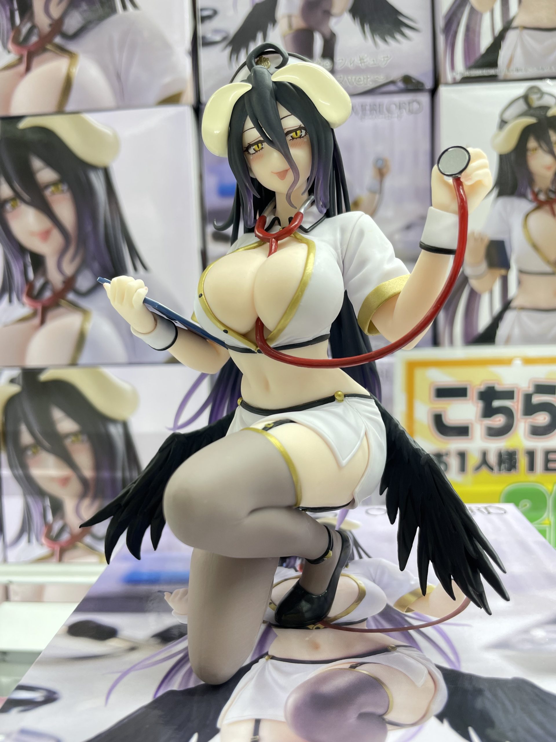 MÔ HÌNH Albedo - Overlord - Desktop Cute - Nurse ver. (Taito) FIGURE CHÍNH HÃNG 3 G9FL6E AQAEhsMx