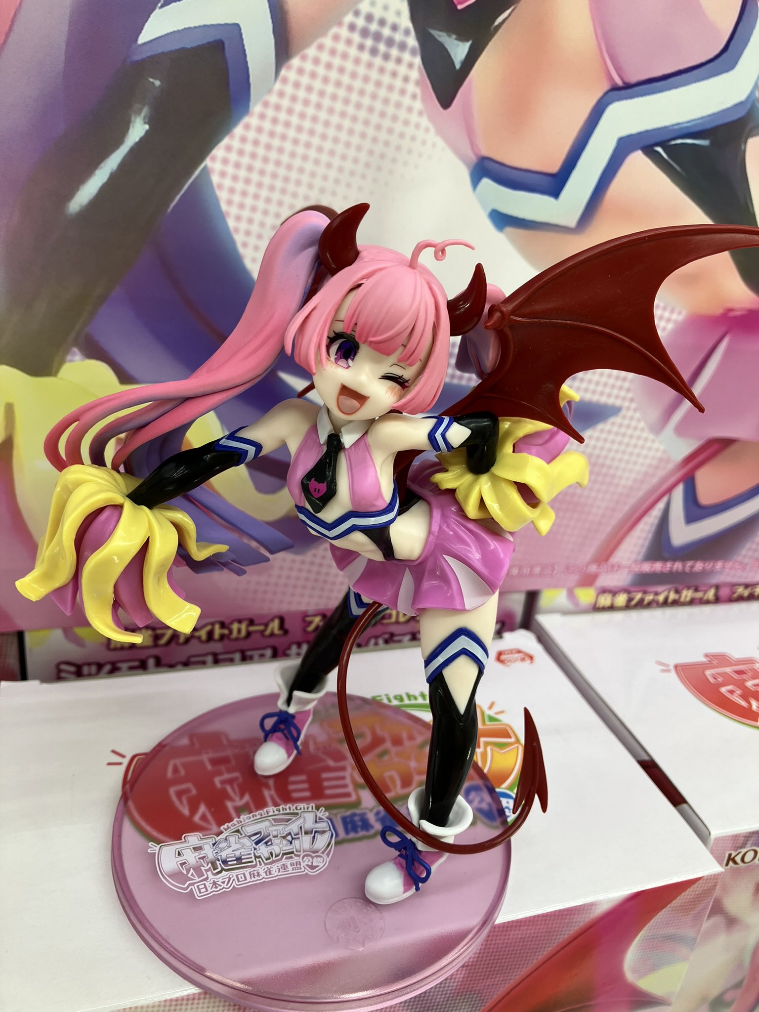 MÔ HÌNH Mitsumoto Cocoa - Mahjong Fight Girl - Konami Prize Collection - Mahjong Fight Girl Figure Collection - Succubus Cheer Cos (Konami Arcade Games) FIGURE CHÍNH HÃNG 2 HCDKwdTaMAAhbNF