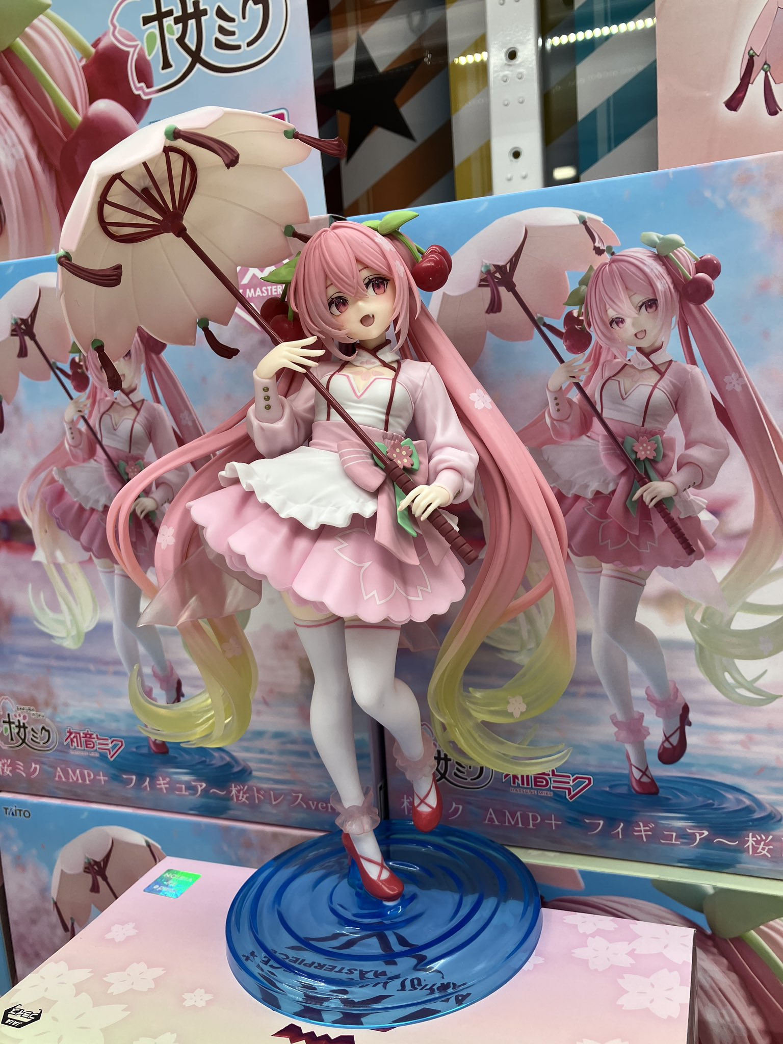 MÔ HÌNH Hatsune Miku - Vocaloid - AMP+ - Sakura, Sakura Dress Ver. (Taito) FIGURE CHÍNH HÃNG 1 HCN5yNZbEAAN8lR