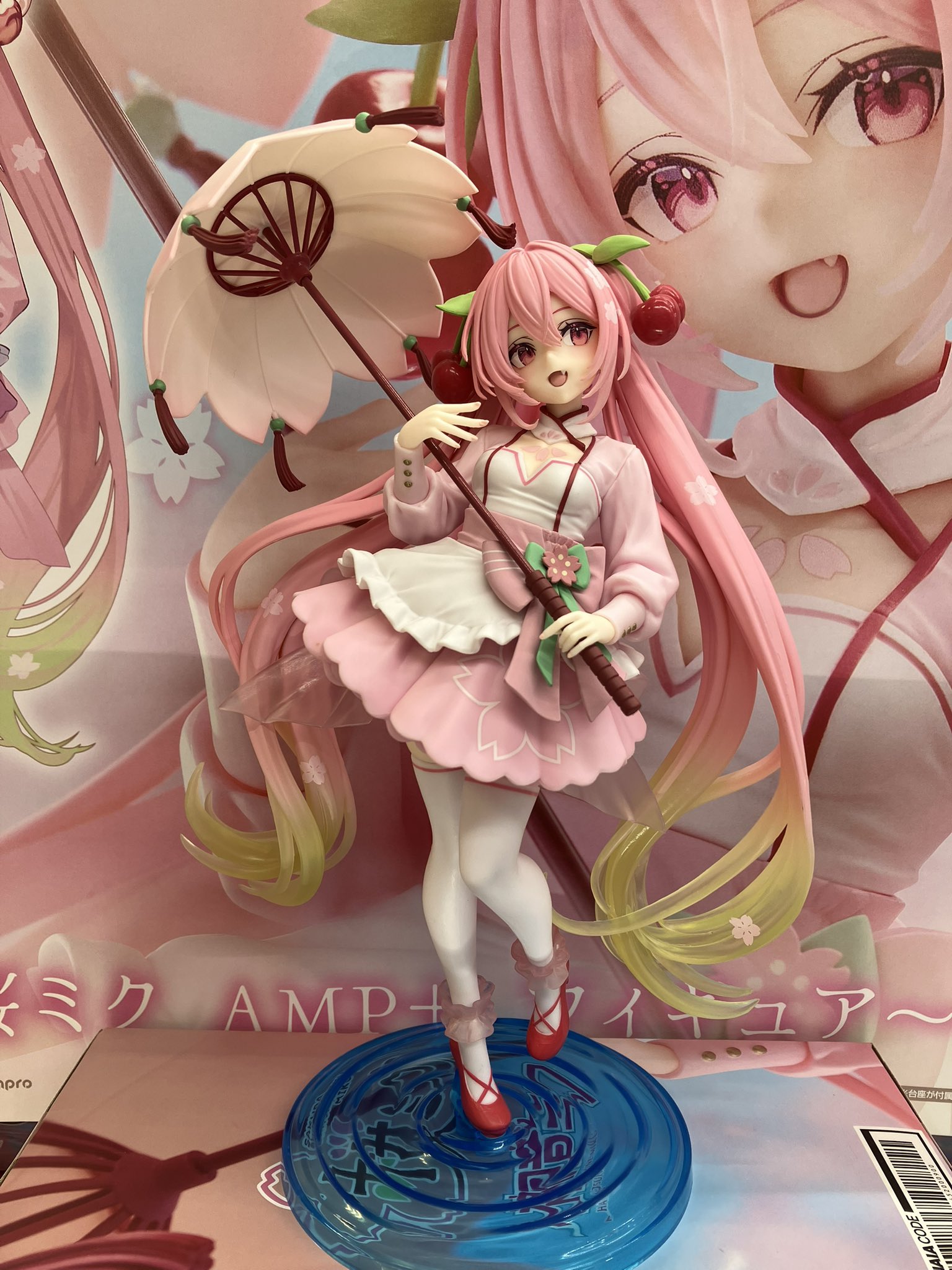 MÔ HÌNH Hatsune Miku - Vocaloid - AMP+ - Sakura, Sakura Dress Ver. (Taito) FIGURE CHÍNH HÃNG 5 HCNdwlsa8AA8jS6