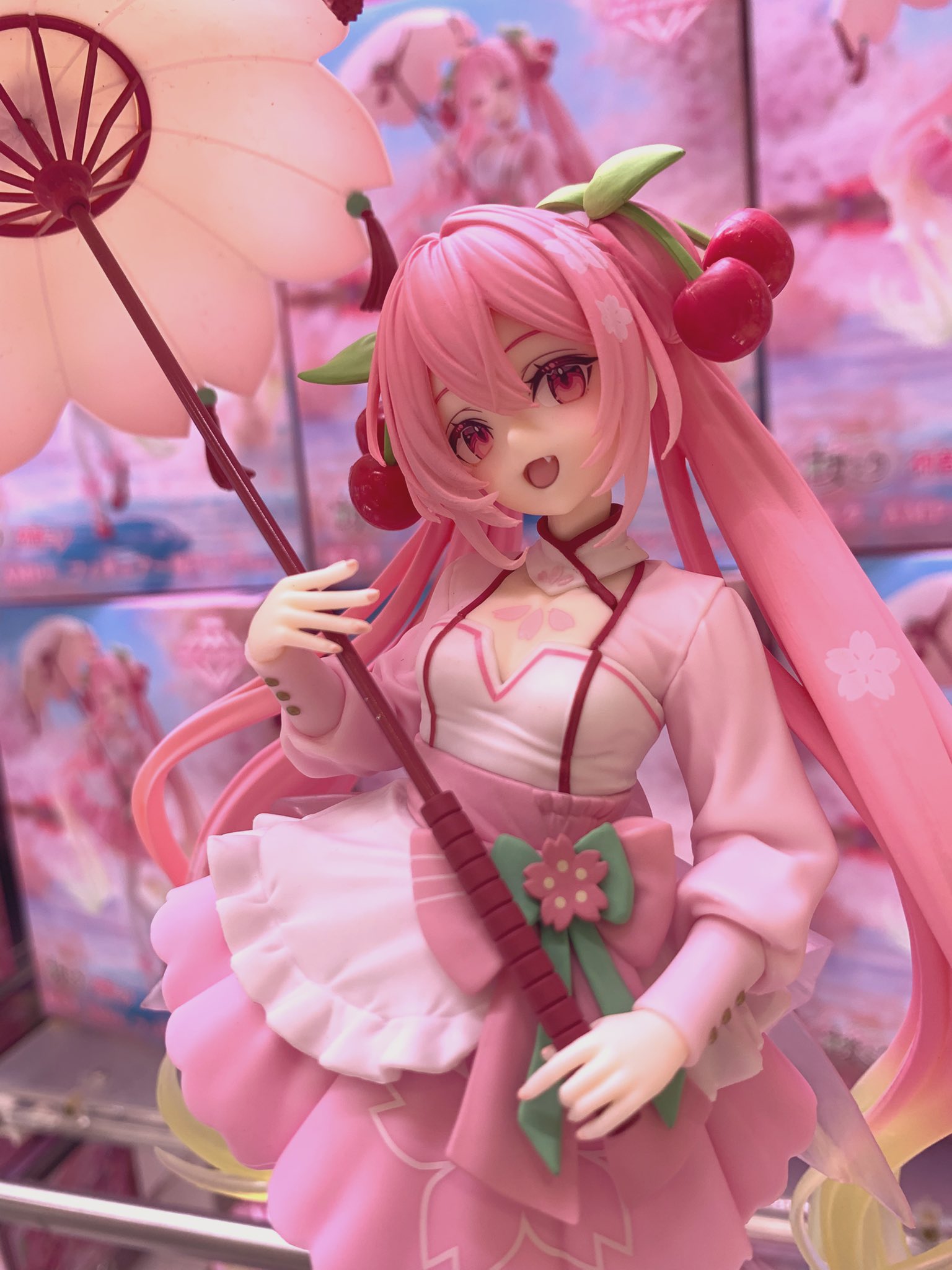MÔ HÌNH Hatsune Miku - Vocaloid - AMP+ - Sakura, Sakura Dress Ver. (Taito) FIGURE CHÍNH HÃNG 2 HCNjnofasAABUVW