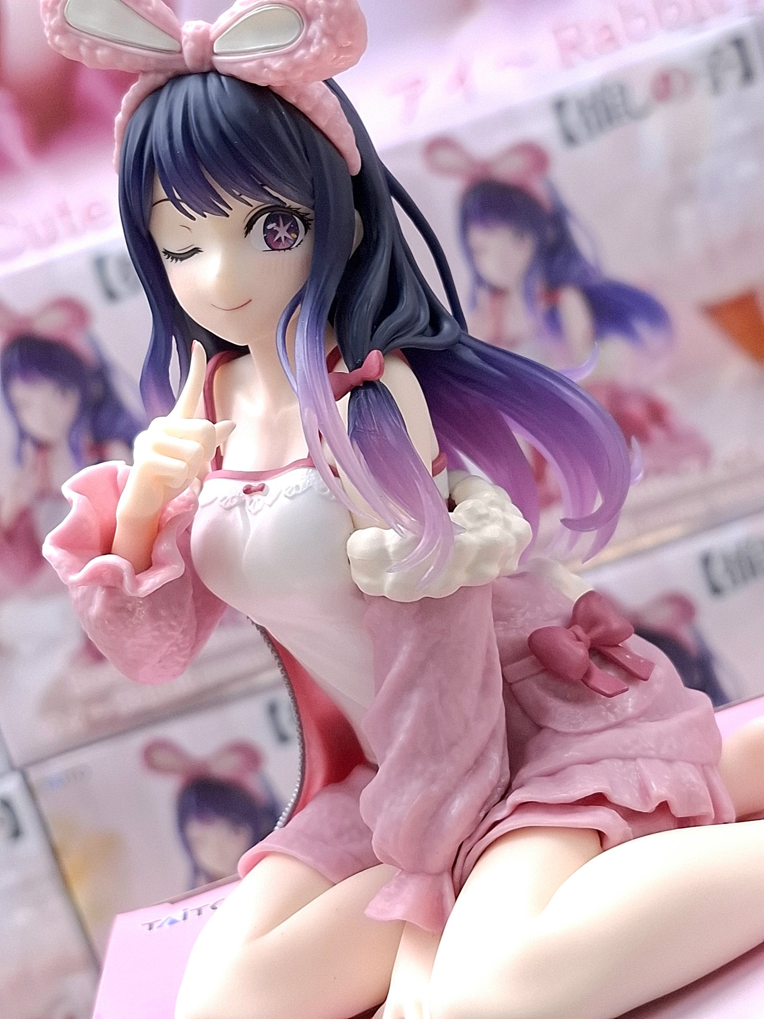 MÔ HÌNH Hoshino Ai - Oshi no Ko - Desktop Cute - Rabbit Room Wear ver. (Taito) FIGURE CHÍNH HÃNG 4 HD3Ga9jboAUZPfh