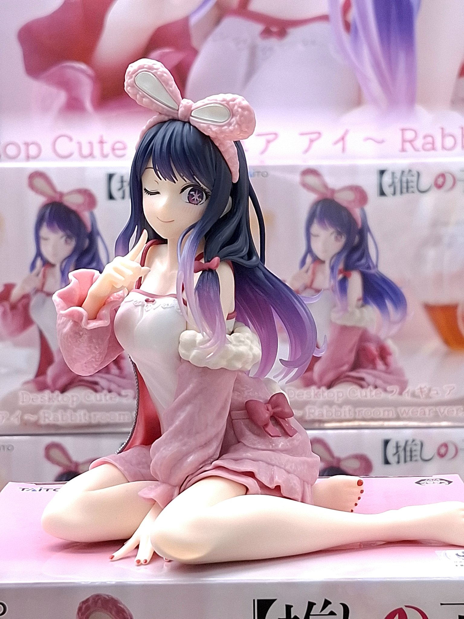 MÔ HÌNH Hoshino Ai - Oshi no Ko - Desktop Cute - Rabbit Room Wear ver. (Taito) FIGURE CHÍNH HÃNG 1 HD3GaqKbgAAli9m