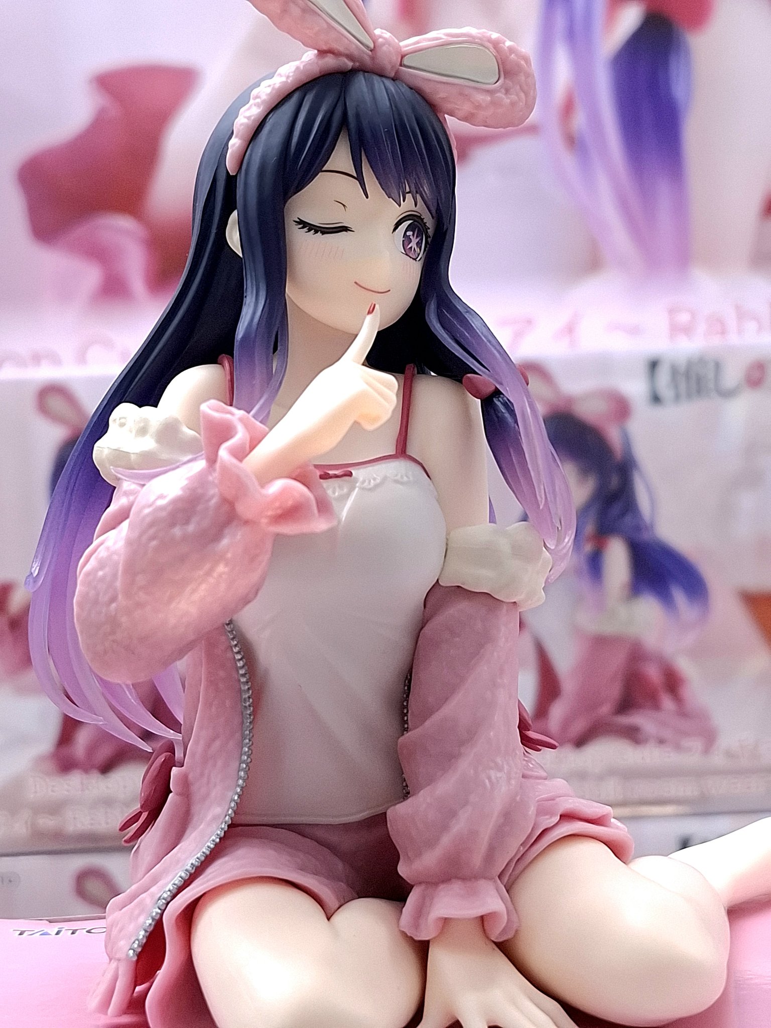 MÔ HÌNH Hoshino Ai - Oshi no Ko - Desktop Cute - Rabbit Room Wear ver. (Taito) FIGURE CHÍNH HÃNG 3 HD3GasQboAAa Ne