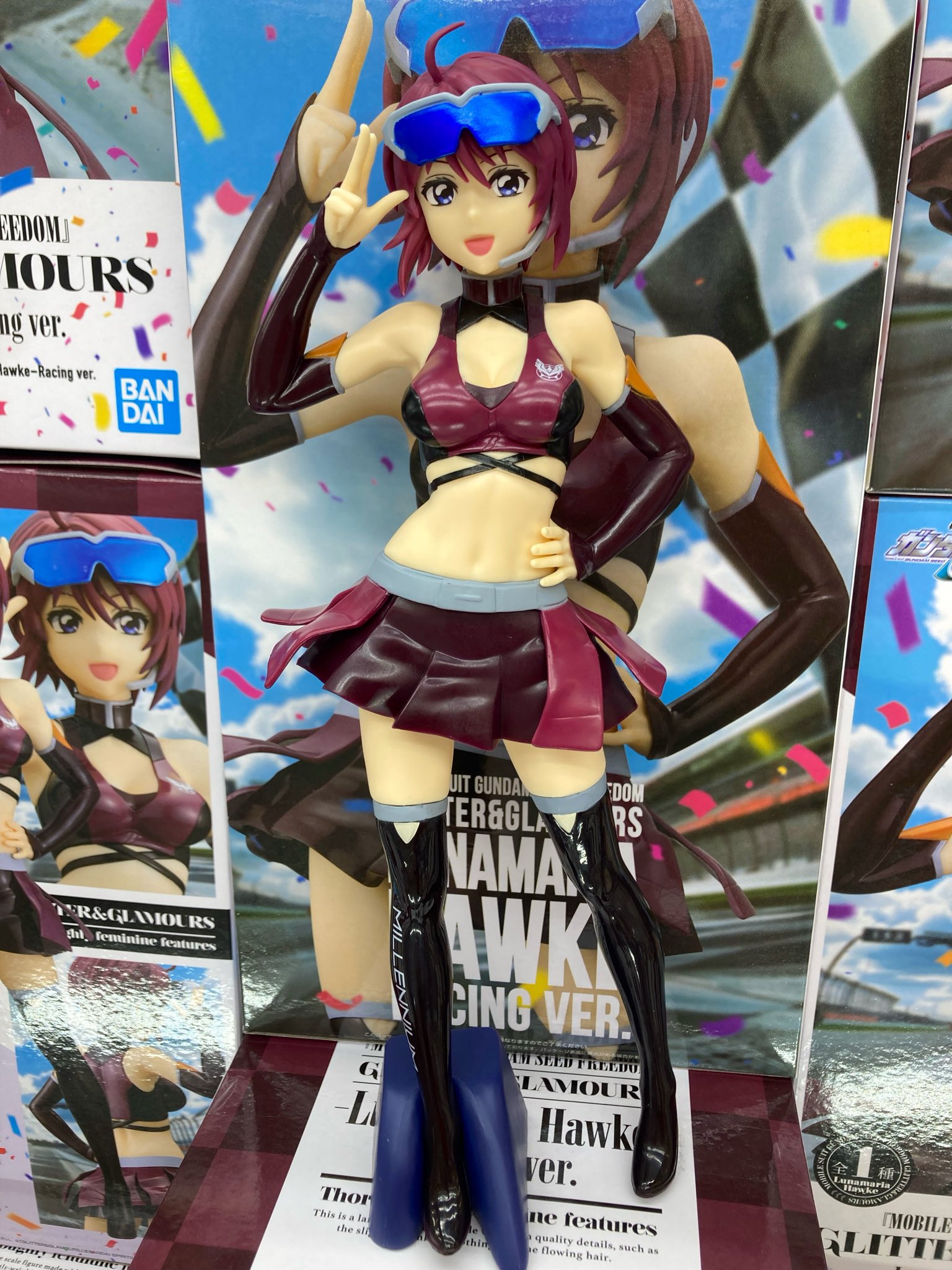 MÔ HÌNH Lunamaria Hawke - Kidou Senshi Gundam SEED Freedom - Glitter & Glamours - Racing Ver. (Bandai Spirits) FIGURE CHÍNH HÃNG 3 HGZNYJfaUAAt3SA