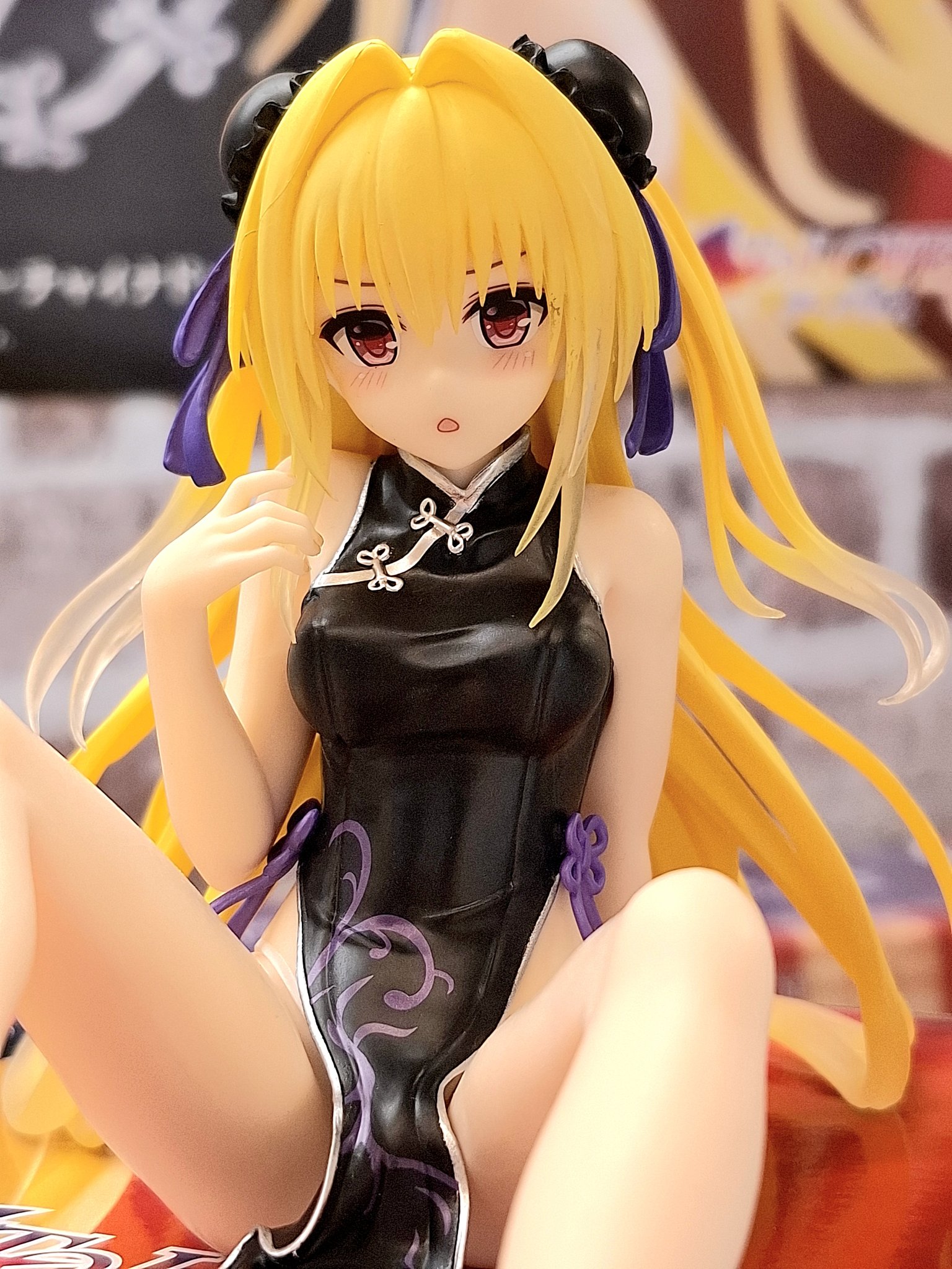 MÔ HÌNH Konjiki no Yami - To LOVEru Darkness - Desktop Cute - Chinese Dress Ver., Renewal (Taito) FIGURE CHÍNH HÃNG 2 HGwGAmKaoAAKdee