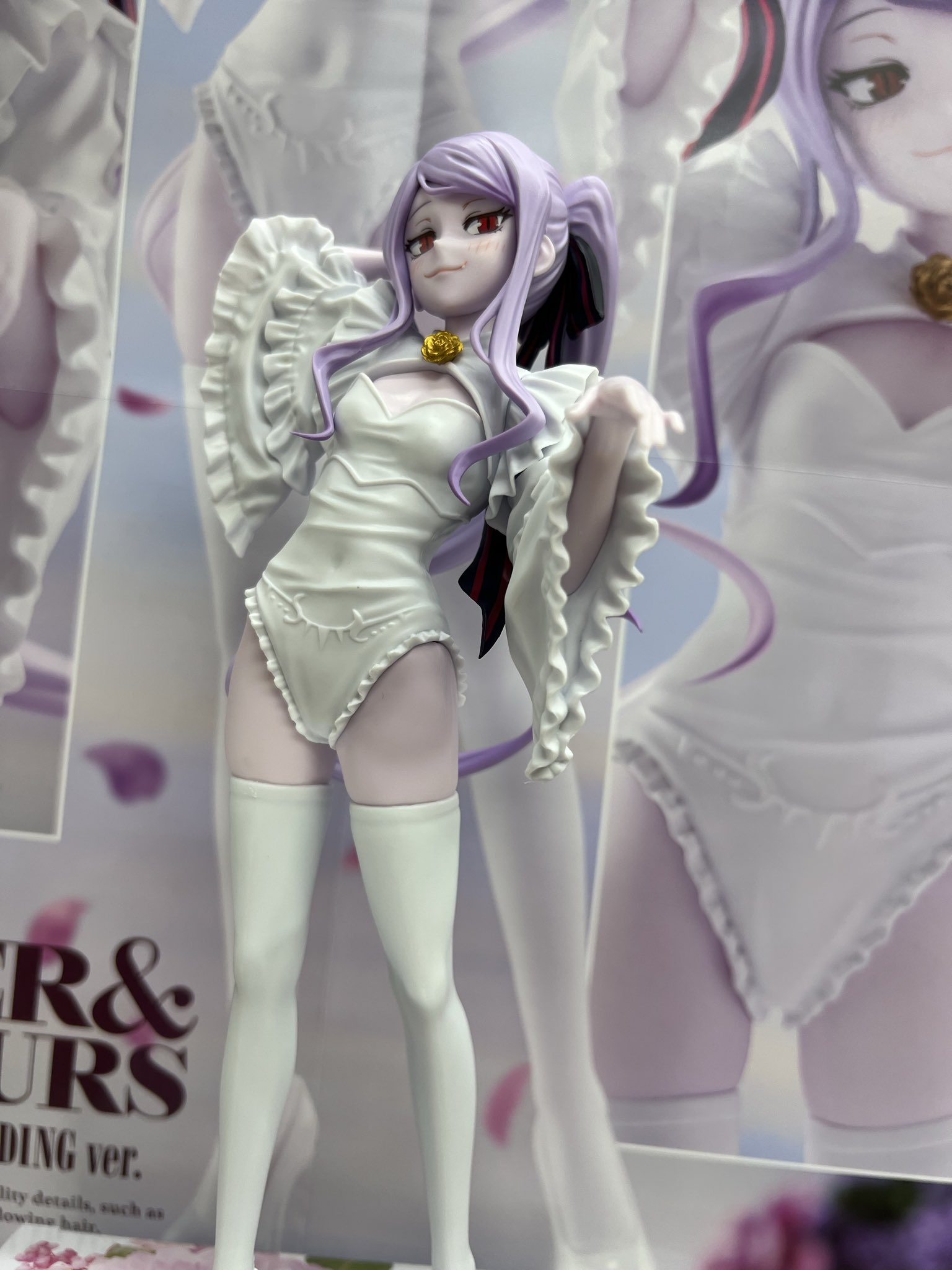 MÔ HÌNH Shalltear Bloodfallen - Overlord - Glitter & Glamours - Wedding Ver. (Bandai Spirits) FIGURE CHÍNH HÃNG 5 HIFoI4uagAAvBQr