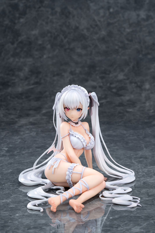 MÔ HÌNH White Haired Luna-chan - Illustrated by Kasu Komeshiro 1/6 Complete Figure(PURE) FIGURE CHÍNH HÃNG 4 LTD FIG 11296 02