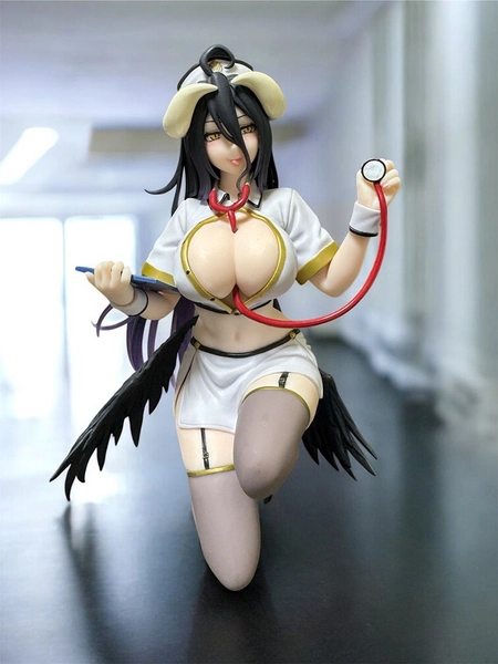 MÔ HÌNH Albedo - Overlord - Desktop Cute - Nurse ver. (Taito) FIGURE CHÍNH HÃNG 1 G8276gubiaajeli 1766938173373