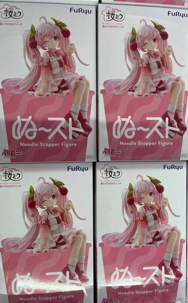 MÔ HÌNH Hatsune Miku - Vocaloid - Noodle Stopper Figure - Sakura, 2025, Wink Ver. (FuRyu) FIGURE CHÍNH HÃNG 7 Hgexhohaiaagygj