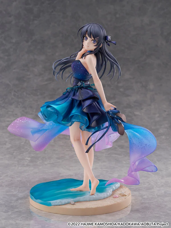 MÔ HÌNH Seishun Buta Yarou wa Bunny Girl Senpai no Yume wo Minai - Sakurajima Mai - Shibuya Scramble Figure - 1/7 - Starry Dress Ver. (CyberZ, eStream) FIGURE CHÍNH HÃNG 1 21 1737712919977