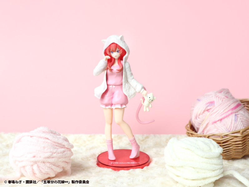 MÔ HÌNH Gotoubun no Hanayome∽ - Nakano Itsuki - Fascinity Figure - Nekomimi Hoodie (Fukuya) FIGURE CHÍNH HÃNG 1 4641294