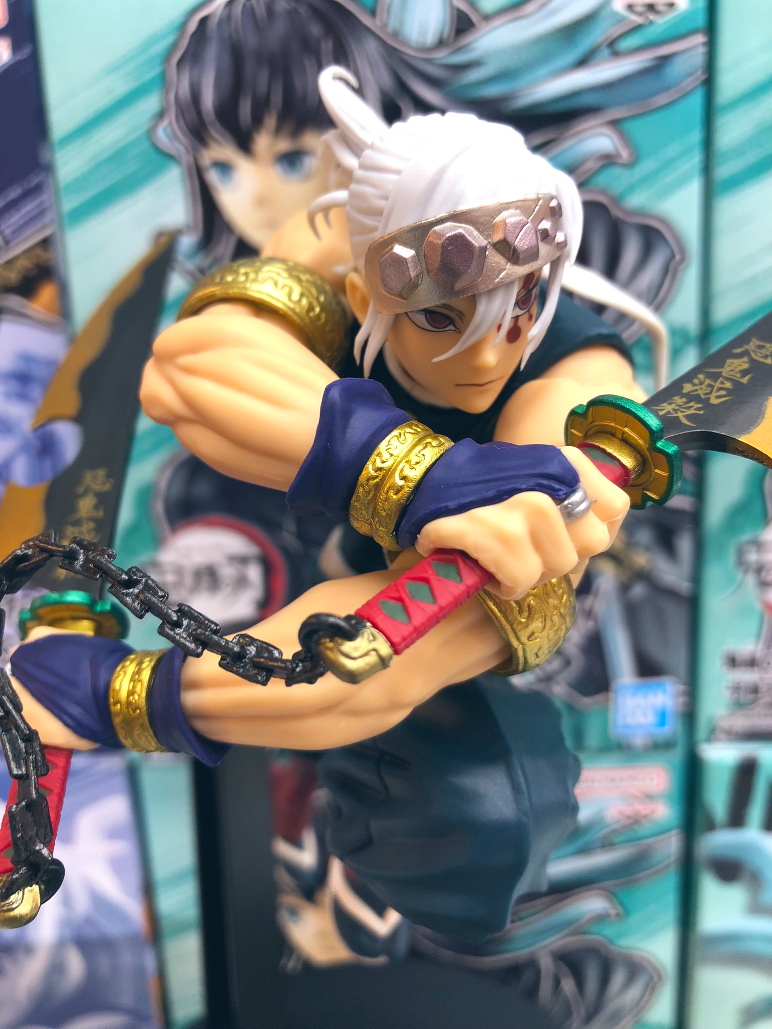 MÔ HÌNH Uzui Tengen - Kimetsu no Yaiba - Vibration Stars (Bandai Spirits) FIGURE CHÍNH HÃNG 2 F OWoawAArA1w