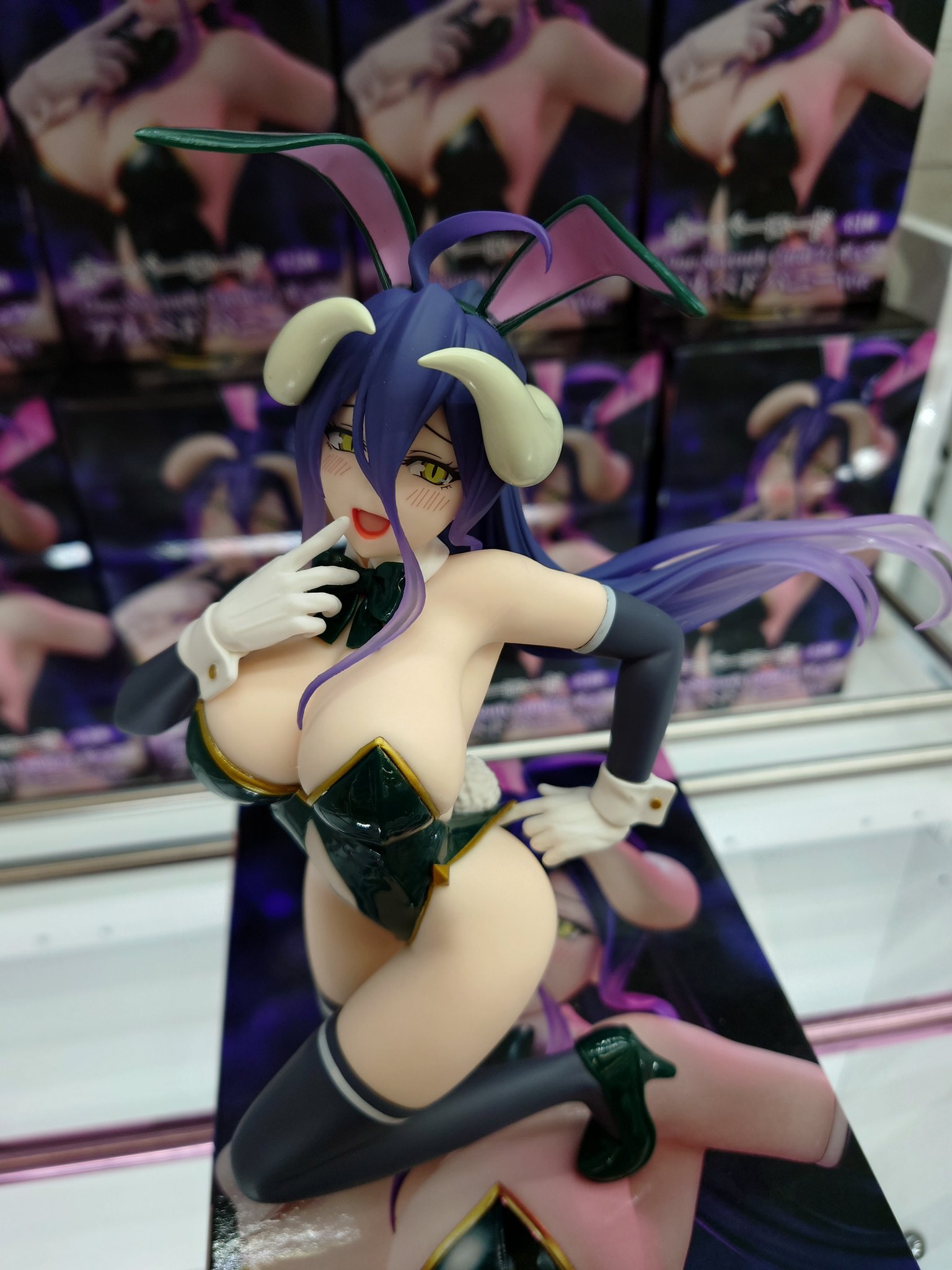 MÔ HÌNH Albedo - Overlord - One-Seventh Carat - 1/7 - Bunny Ver. (System Service) FIGURE CHÍNH HÃNG 3 G1AovCYakAAghgH
