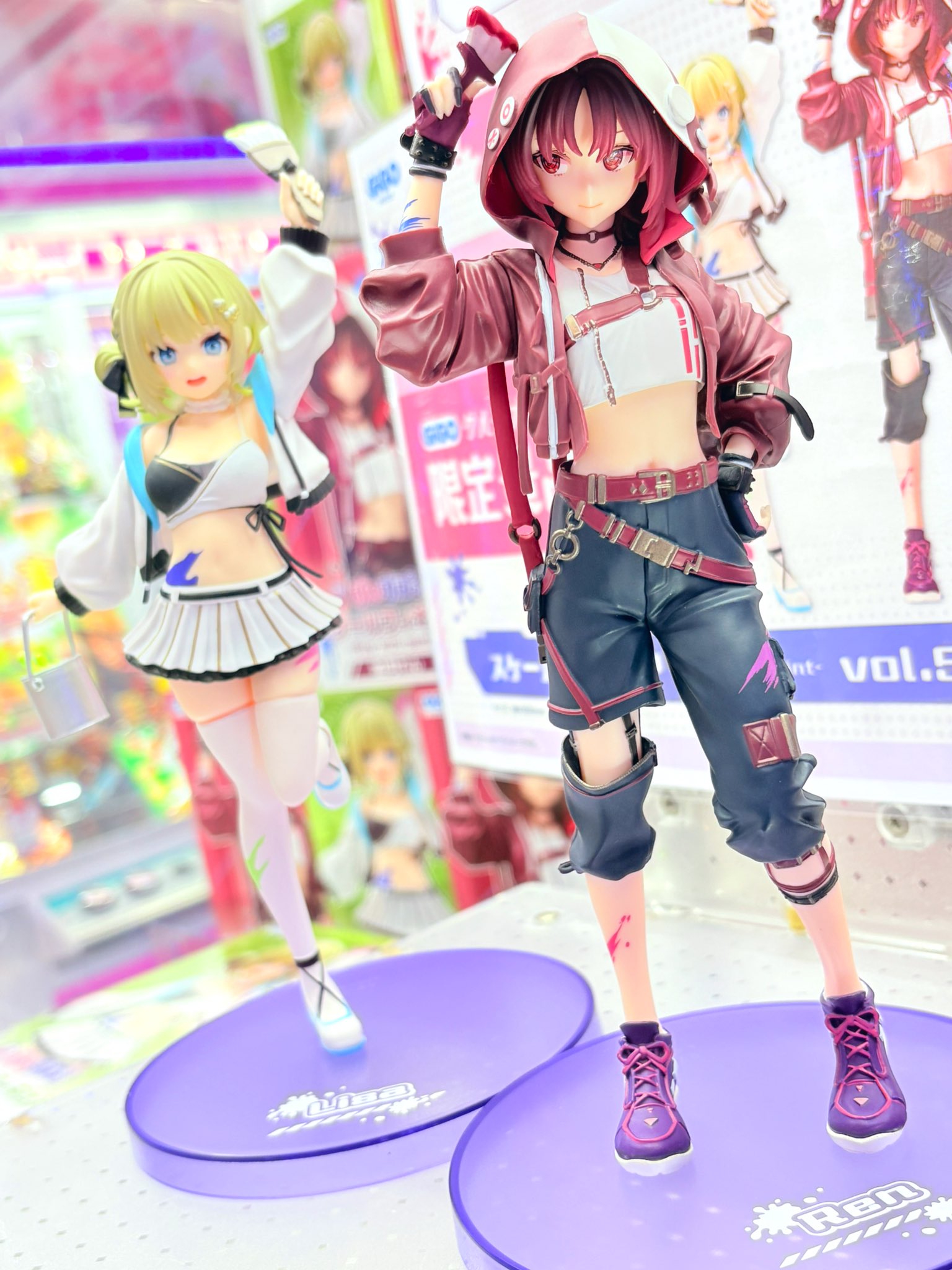 MÔ HÌNH Kisaragi Ren - Virtual eSports Project - Play with Paint vol.5 - 1/7 (GENDA GiGO Entertainment) FIGURE CHÍNH HÃNG 5 GsuM5EhbEAAYKXW