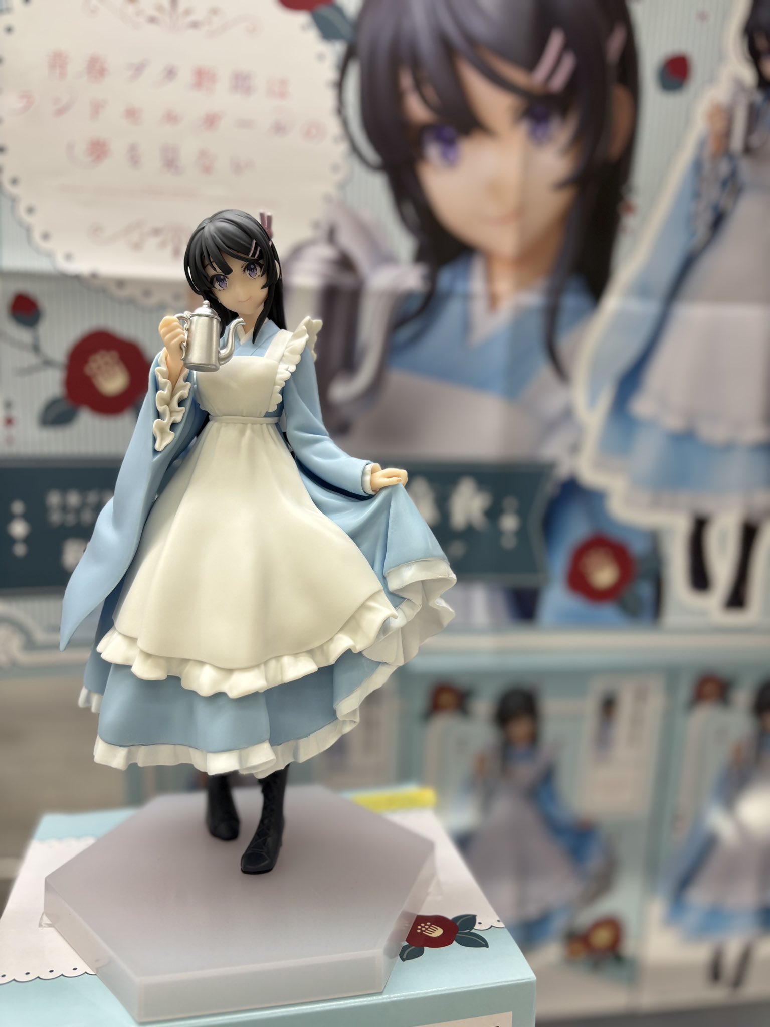 MÔ HÌNH Sakurajima Mai - Seishun Buta Yarou wa Bunny Girl Senpai no Yume wo Minai - 1/7 - Wafuku Maid Ver. (elCOCO) FIGURE CHÍNH HÃNG 2 Gvecd4UXQAA9gUu