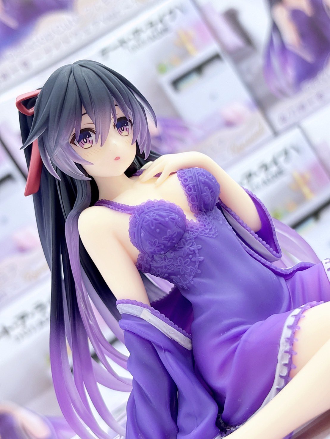 MÔ HÌNH Yatogami Tohka - Date A Live V - Desktop Cute - Nightwear Ver., Renewal (Taito) FIGURE CHÍNH HÃNG 2 Gx4sHjGbsAEkIoV