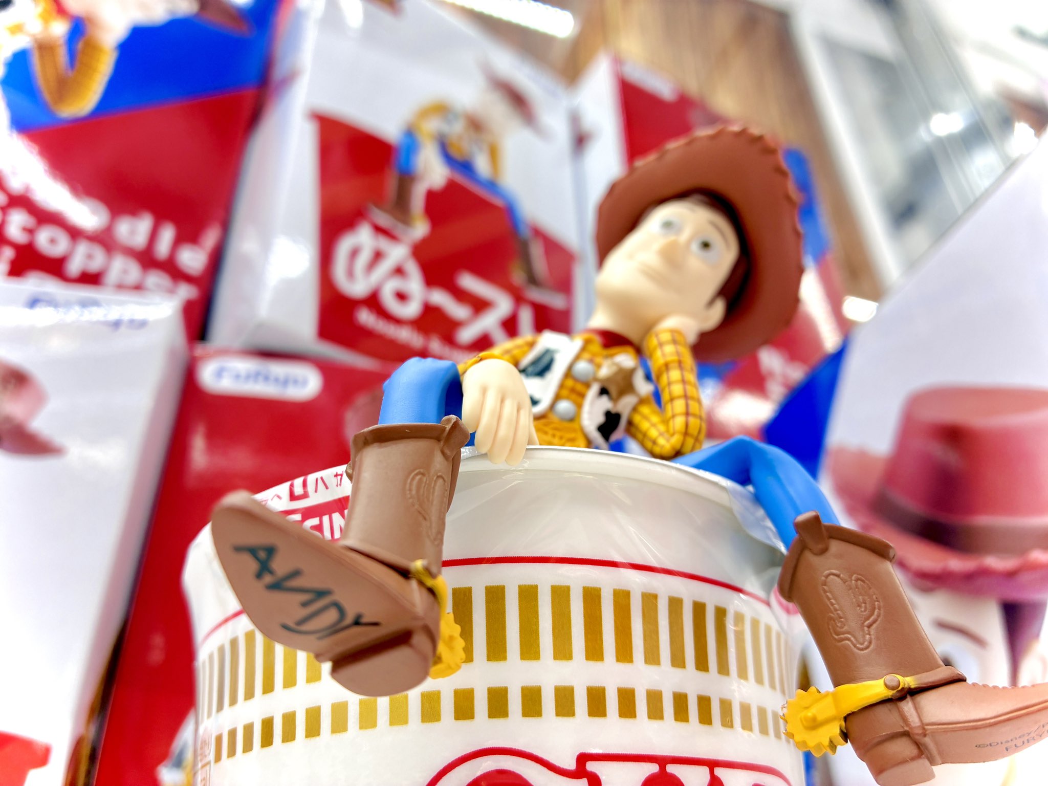 MÔ HÌNH Woody - Toy Story - Noodle Stopper Figure (FuRyu) FIGURE CHÍNH HÃNG 6 HLFOQYFb0AAyeLz