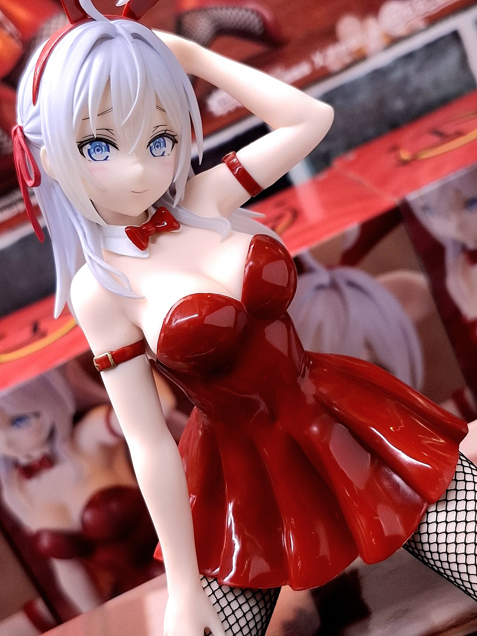 MÔ HÌNH Alisa Mikhailovna Kujou - Tokidoki Bosotto Russia-go de Dereru Tonari no Alya-san - One-Seventh Carat - 1/7 - Bunny Red Ver. (System Service) FIGURE CHÍNH HÃNG 4 HLLTsLvawAAVXlF