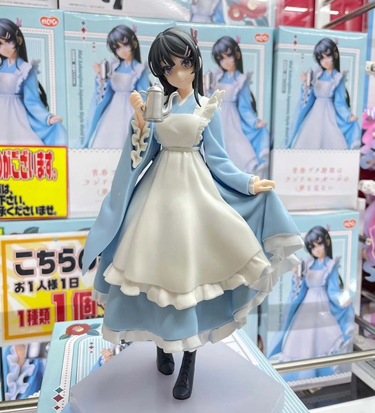 MÔ HÌNH Sakurajima Mai - Seishun Buta Yarou wa Bunny Girl Senpai no Yume wo Minai - 1/7 - Wafuku Maid Ver. (elCOCO) FIGURE CHÍNH HÃNG 1 Gvemlghamaakw5q 1752132726513