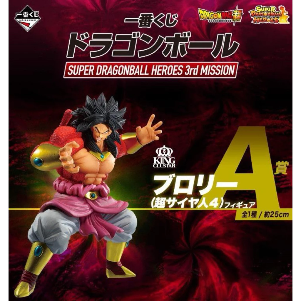 Mô Hình Dragon Ball - Broly Super Saiyan 4 Heroes 3rd Mission King Clustar A Prize Ichiban Kuji Figure Chính Hãng Bandai 1 Vn 11134207 81ztc Mq1rtwnn26f58c